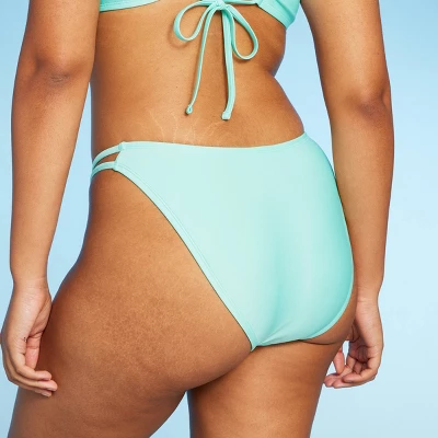 Women's Strappy Extra Cheeky Extra High Leg Bikini Bottom - Wild Fable™ Mint Green - Image 4